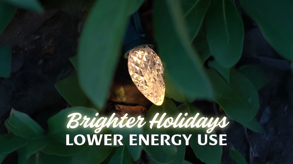 brighter holidays, lower energy use